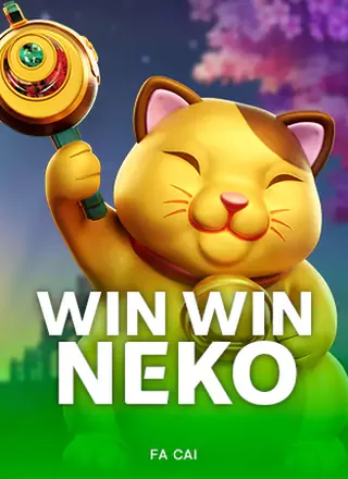 ตัวอย่างภาพเกมสล็อต Win Win Neko จากค่าย FaChai บน jinda44 โค้ดฟรีล่าสุด